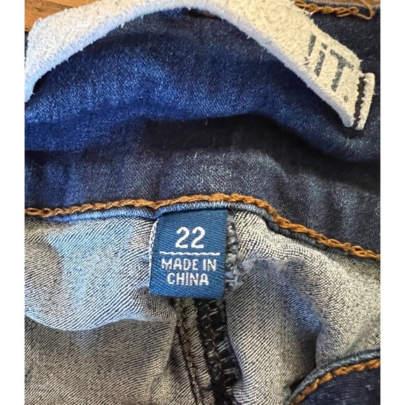 ! IT Tiffany Skinny Ankle Jegging SZ 22 Unhemmed - Picture 4 of 4